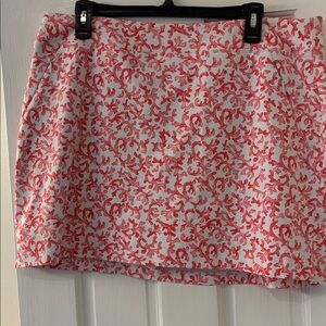 Tommy Bahama Coral Patterned Mini Skirt